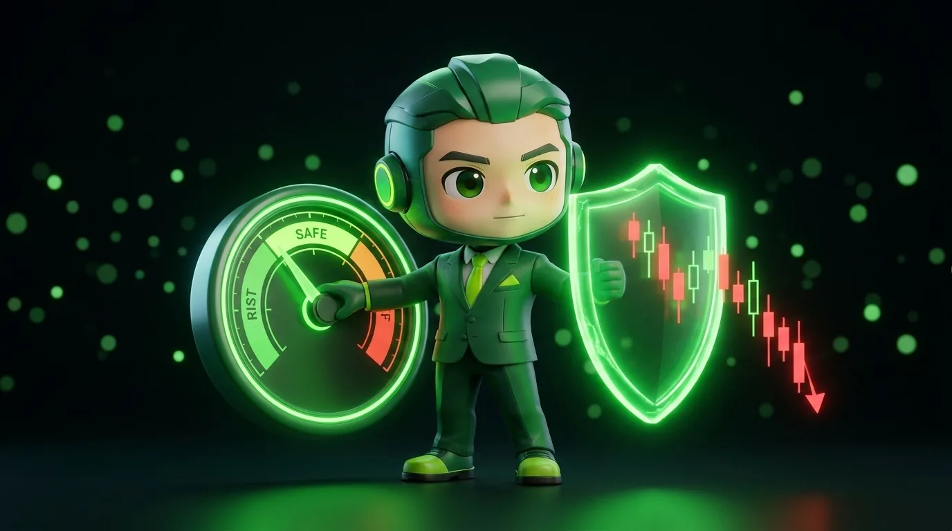 Fewpips mascot balancing risk blocks
